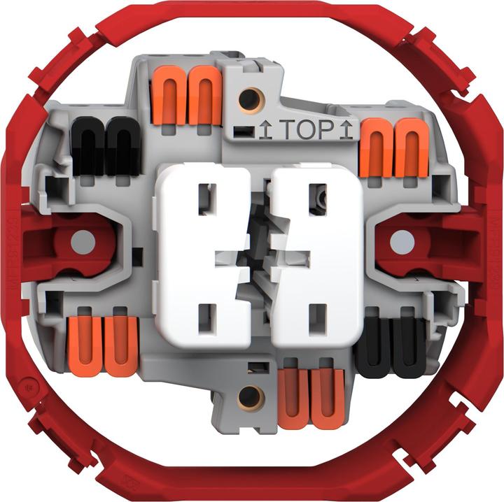 Feller Doppel-Drucktaster, AR / AR, Edizio.Liv