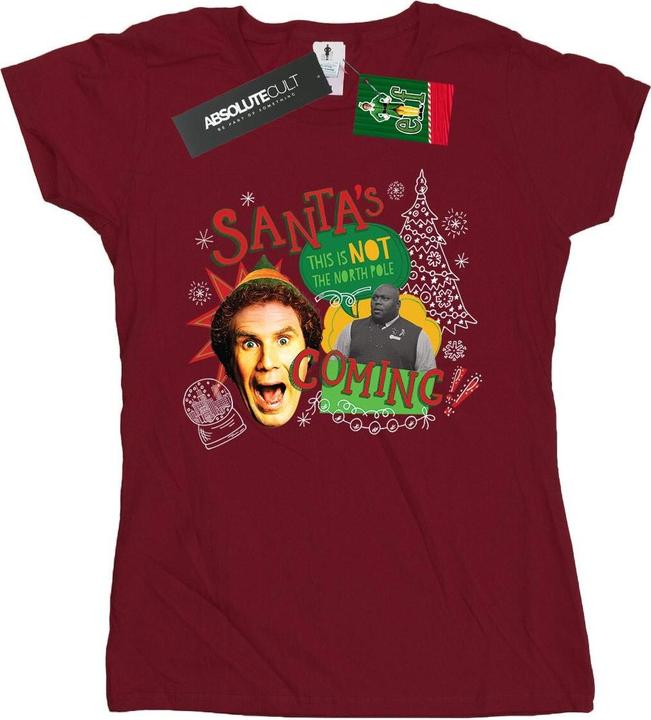 Actual product image Elf Womens/Ladies North Pole Cotton T-Shirt (M)