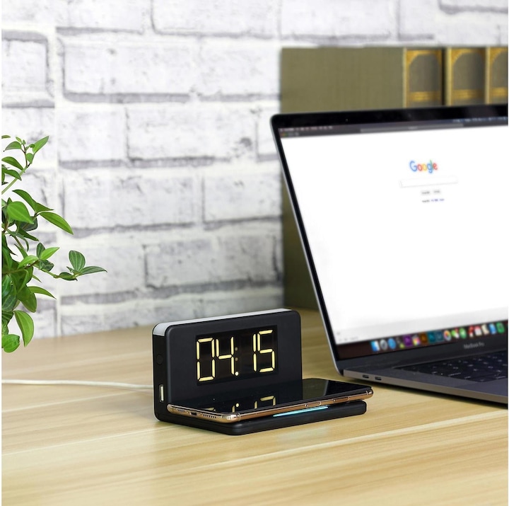 Immagine prodotto Xqisit Sveglia con caricatore wireless 10W
