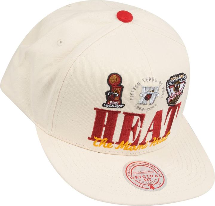 Actual product image Mitchell & Ness Snapback Cap - RETRO FRAME Miami Heat (One size)