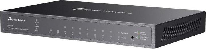 Produktbild TP-Link 10-Port Gigabit Smart Switch mit 8x PoE+, lüfterlos, Omada Cloud (10 Ports)