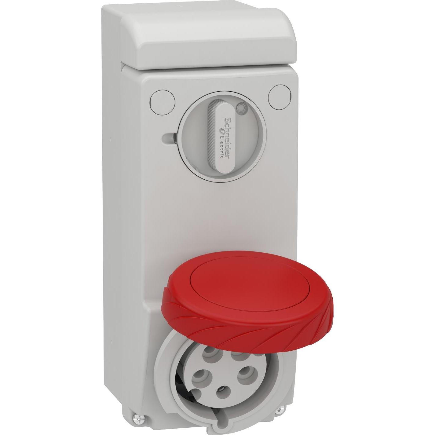 Schneider Electric, Steckdose, SE 83097 Wandsteckdose Verrieg. Ip65 32A 400V 5P