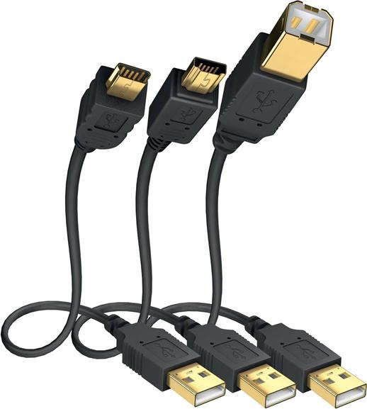 Image du produit Inakustik USB haut débit de qualité supérieure (5 m, USB 2.0, 2.50 W)