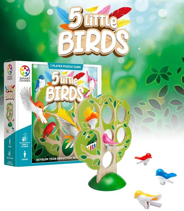 Actual product image Smart Games 5 Little Birds (mult) (German, French, Italian)