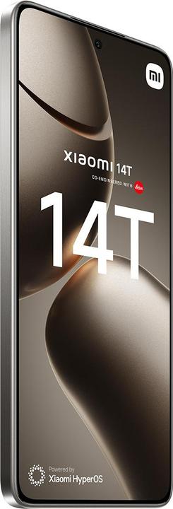 Productafbeelding Xiaomi 14T 12 GB/256 GB Titangrijs (256 GB, Titaangrijs, 6.67", Dubbele SIM, 5G)