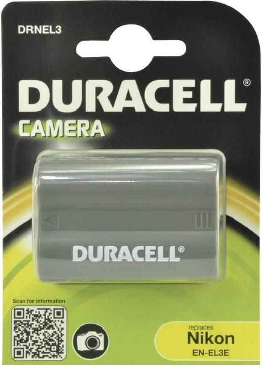 Actual product image Duracell Lithium-ion battery EN-EL3E,1400mAh (Camera battery)