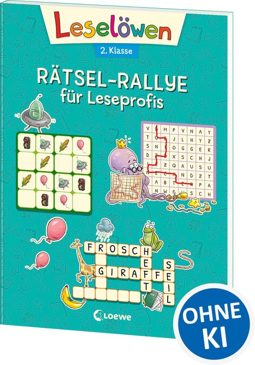 Leselöwen Rätsel-Rallye für Leseprofis - 2. Klasse (Tedesco, Apprendimento e puzzle Loewe, Dominik Rupp, 2021)