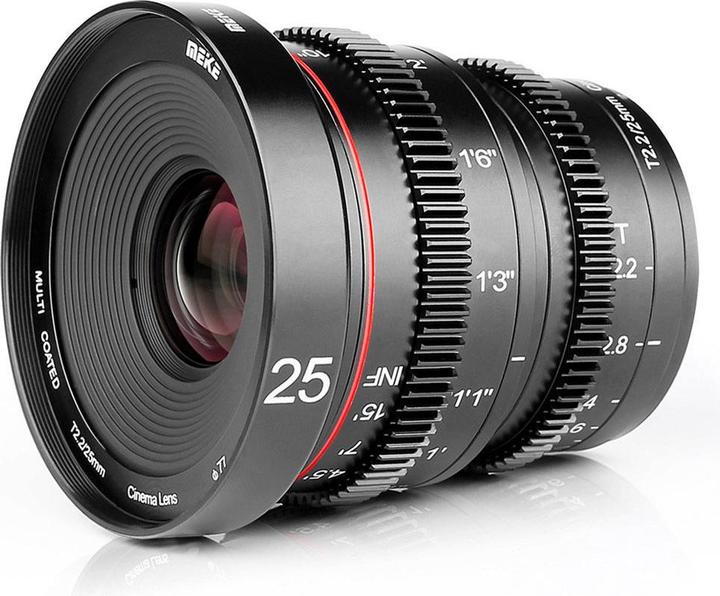 Meike MK 25mm T2.2 Canon RF vatting (Canon RF)