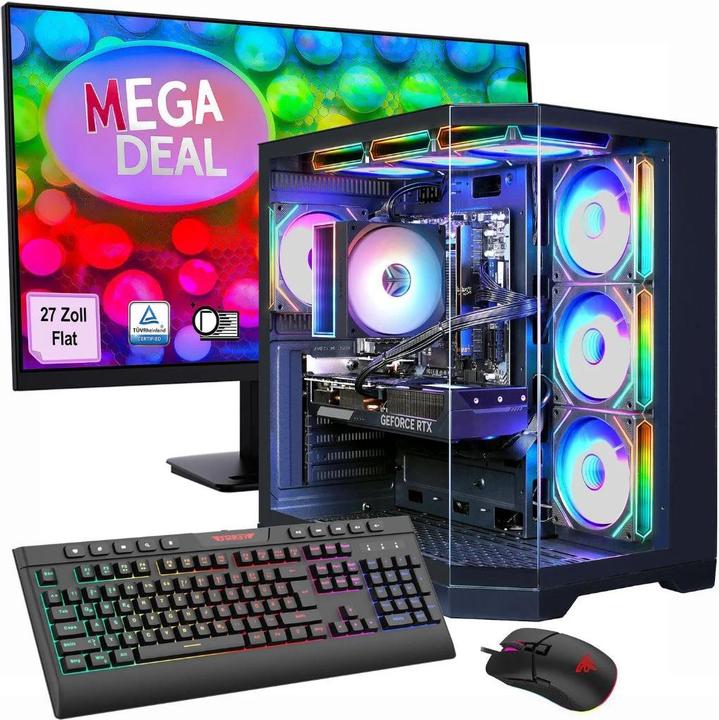 Hyrican Megadeal Gamemax HYPE-A SET2577 7534 R5-7500F 32GB/1TB SSD RTX5060 Win11+ MSI Pro (Energieklasse E) (1024 GB, 32 GB, AMD Ryzen 5 7500F, GeForce RTX 5060)