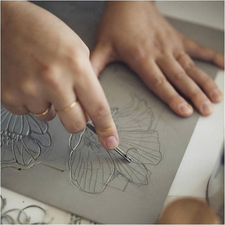 Produktbild Creativ Company Stempel Zubehör Linoldruckplatte Gummi 15 x 20 cm