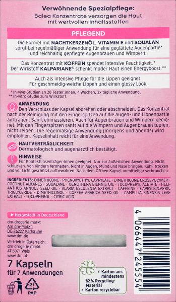 Image du produit dm Balea Concentré Yeux & Lèvres (Sérum, Jour + nuit)