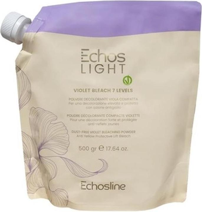 Immagine prodotto Echosline Echos Light Vegan Violet Bleach polvere schiarente per capelli 7 livelli 500g (Viola)