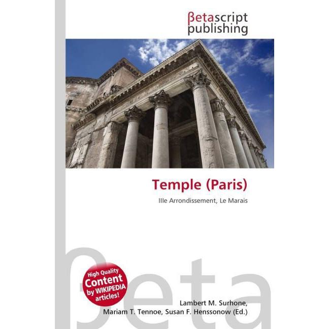 Temple (Paris), Sachbücher