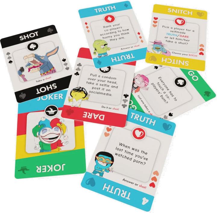 Actual product image Joke Items Playing cards "Truth or Dare" (German)