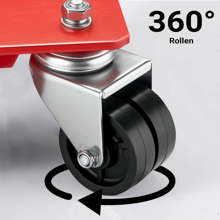 Produktbild Wiltec Motorrad Rangierhilfe Rangierschiene Rangierplatte Parkhilfe Motorradständer (42 cm, 7.50 cm)
