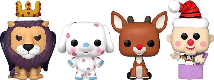 Produktbild Funko Rudolph Holiday 2024 Pocket POP! Vinyl Schlüsselanhänger 4er-Pack Tree Holiday Box 4 cm