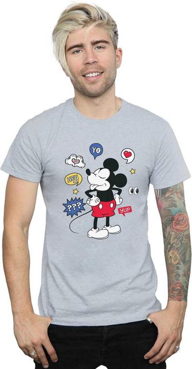 Immagine prodotto Disney Mickey Mouse Tongue Out Maglietta Uomo (4XL)