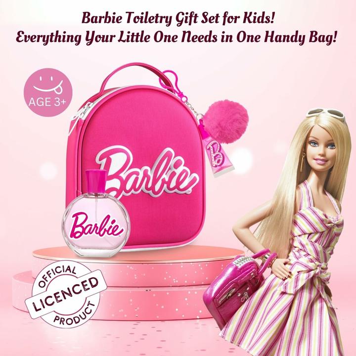Produktbild Disney Barbie Set Eau de Toilette 100ml + Zip Case + Lipgloss (Parfum Set)