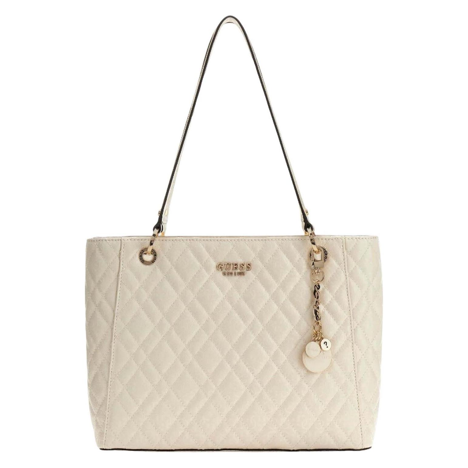 Guess, Damen, Handtasche, Isemay Noel Tote, Beige
