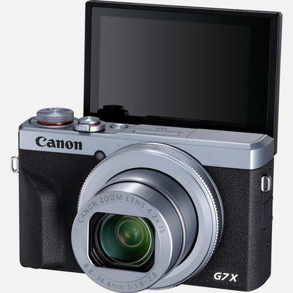 Produktbild Canon PowerShot G7 X Mark III Camera 3638C001 Silver (US Model) (8.8 - 36.8 mm, 20.10 Mpx)