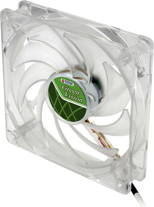 Produktbild Titan Lüfter,, 120x120x25mm, TFD-12025GT12Z/V2(RB), Green Vision (120 mm, 1 x)