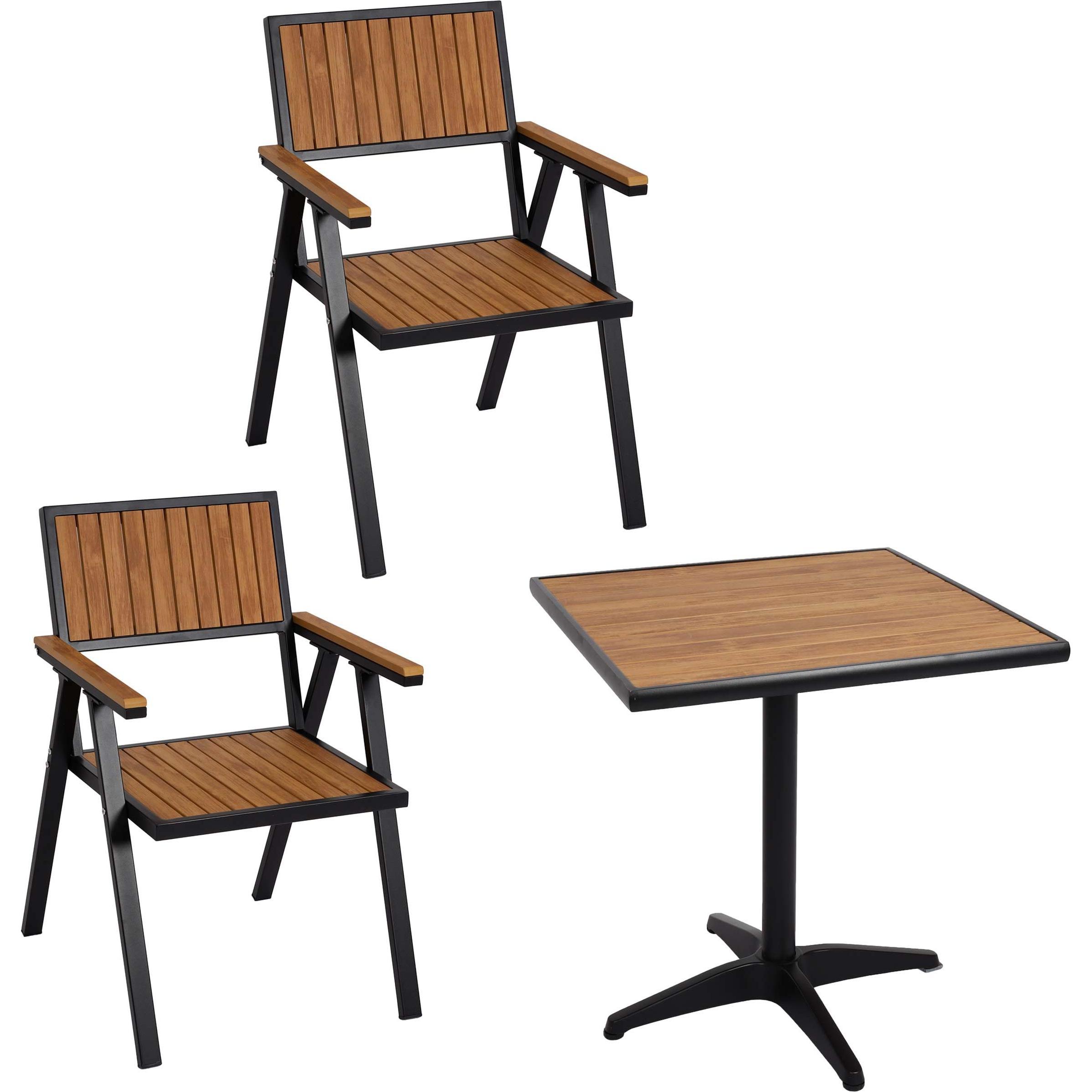 MCW, Gartentisch + Balkontisch, J95-Set-2 (57 cm)