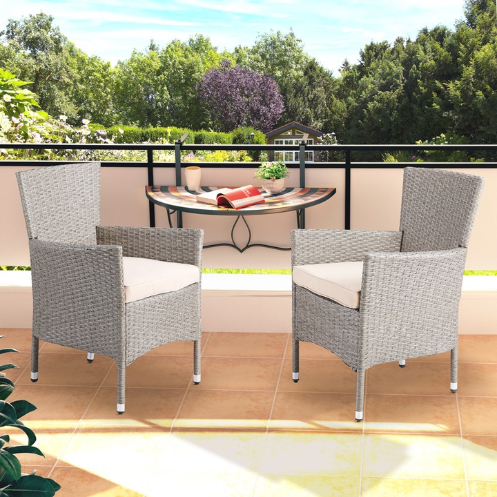 Produktbild Casaria Polyrattan Gartenstühle