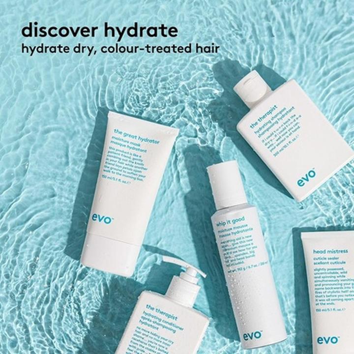 Image du produit Evo Shampooing hydratant The Therapist - Hydrate, renforce et adoucit (Shampoing liquide)