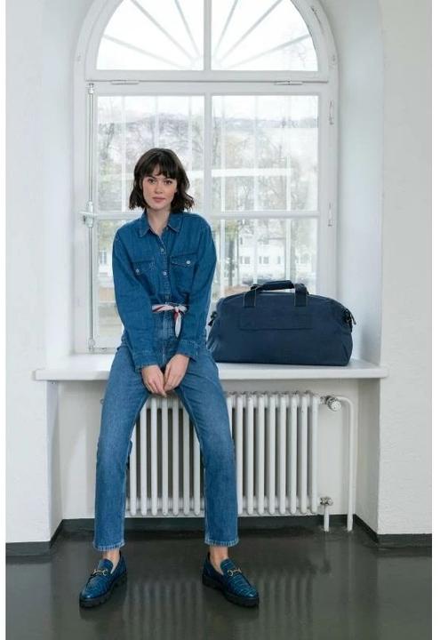 Produktbild reisenthel Reisetasche Overnighter Plus Herringbone Dark Blue (50 l)