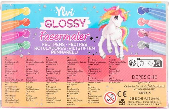 Produktbild Magni Filzstifte Set Ylvi Glossy (Mehrfarbig, 8 x)