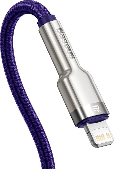 Produktbild Baseus Cafule Series USB-C cable for Lightning, 20W, 2m (purple) (2 m, USB 2.0, 20 W)