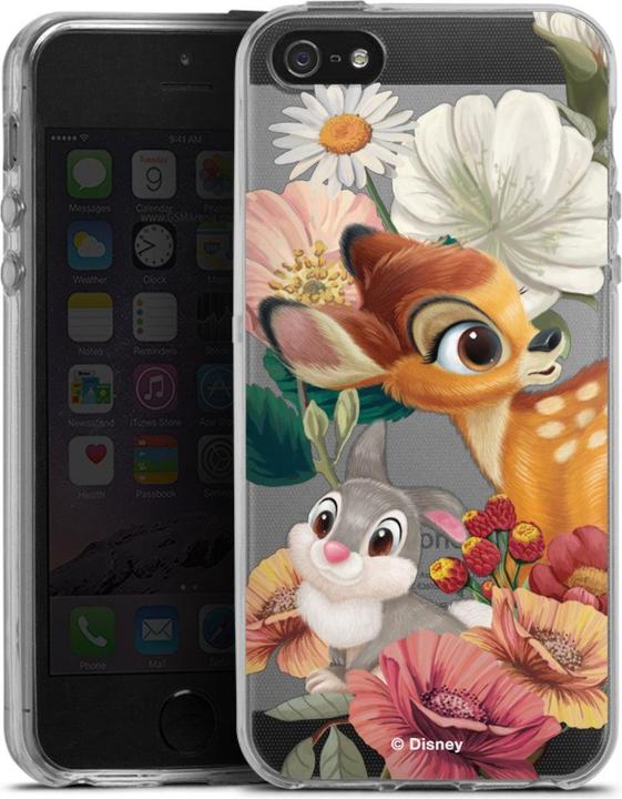 Produktbild DeinDesign Silikon Hülle für Apple iPhone 5s Handyhülle Case Smartphone Schutzhülle Bambi Disney Klopfer (Apple iPhone 5s)