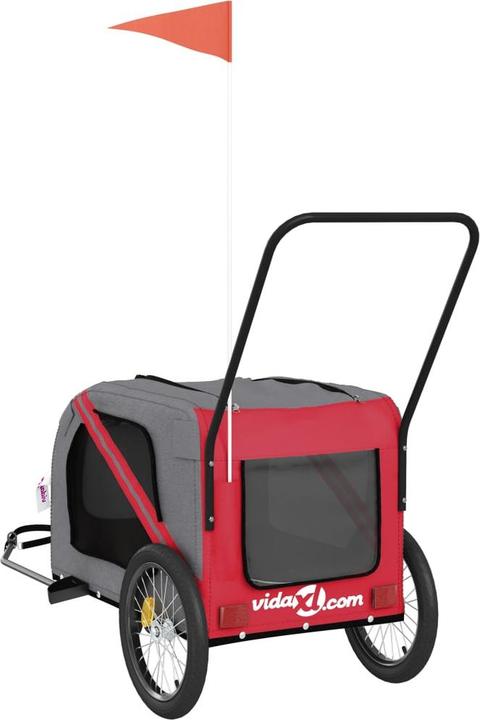 Produktbild vidaXL Fahrradanhänger Hund