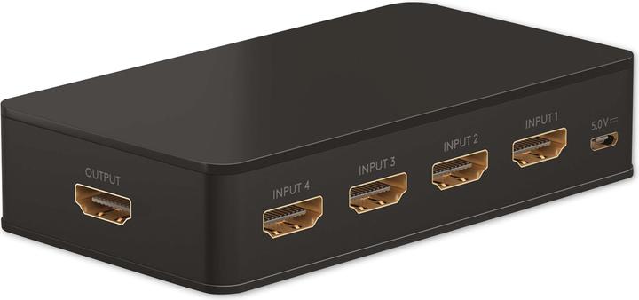 Goobay HDMI-Umschaltbox 4 auf 1 4K @ 60 Hz