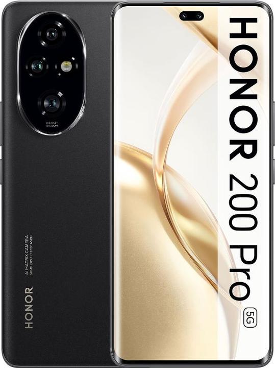 Actual product image Honor 200 Pro (512 GB, Black, 6.78", Dual SIM, 12 Mpx, 5G)