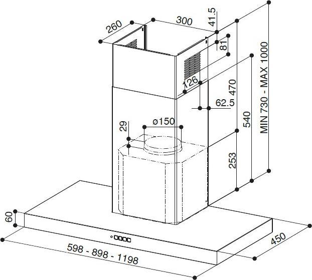 Produktbild Stilo Comfort X A60 (Wandhaube)