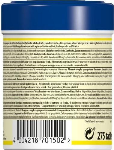 Actual product image Tetra TabiMin (Bottom-dwelling fish)