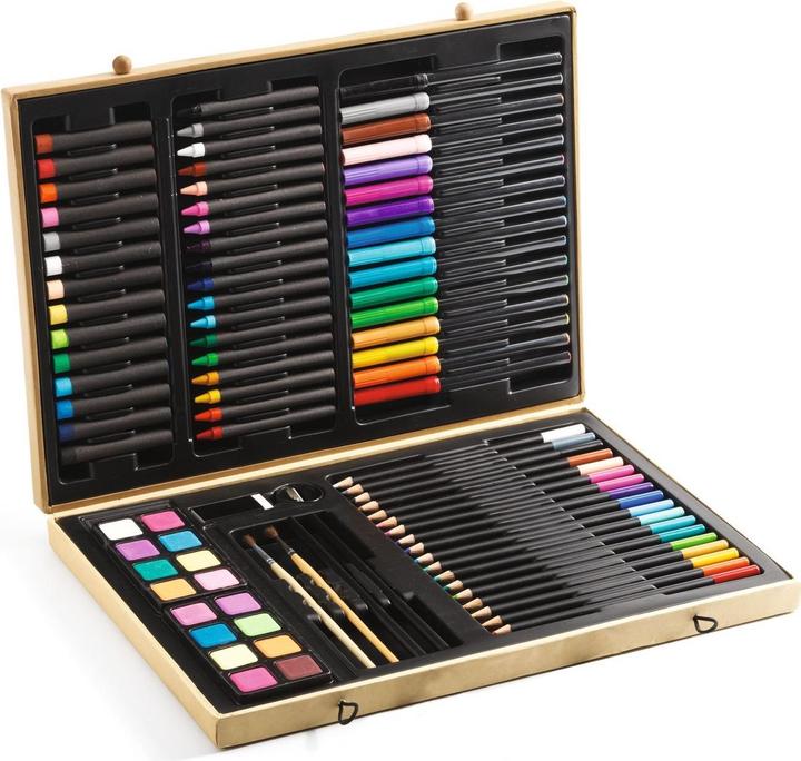 Actual product image Djeco Big box of colours (Multicoloured, 80 x)