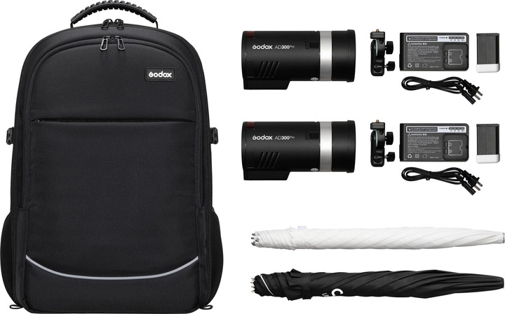 Actual product image Godox Witstro AD300 Pro Dual Backpack Kit (300 W, Set)