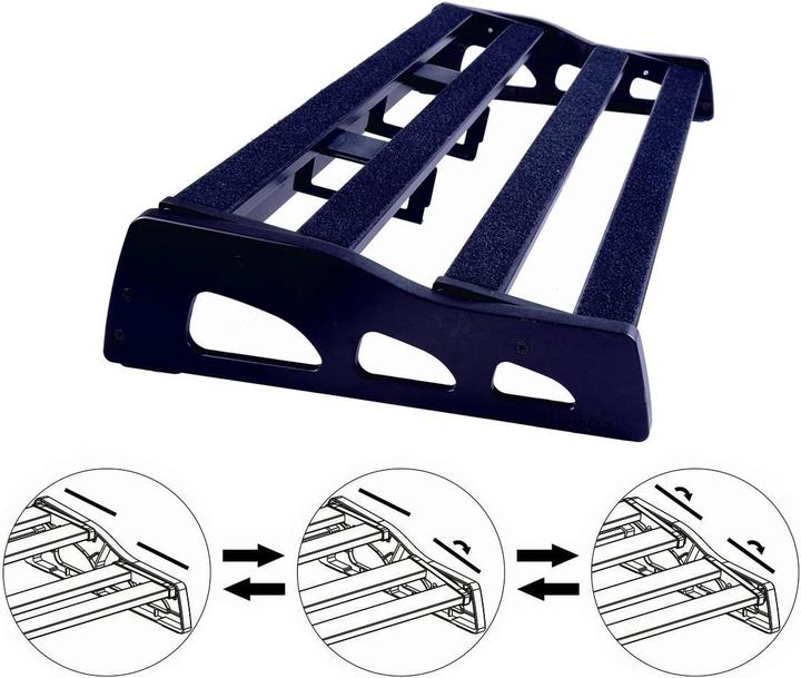 Produktbild Mooer Verstellbares Pedalboard mit Tragetasche und umwandelbarer Plattform