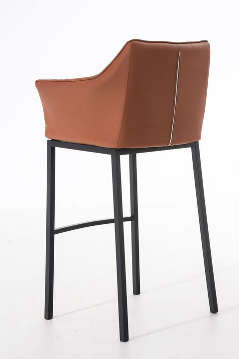 Actual product image CLP Barstool Damaso B with 4-leg frame, light brown