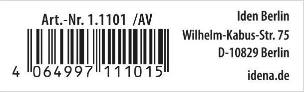 Valeurs nutritives et ingrédients Idena Classeur à anneaux Eco A4 2 anneaux bleu FSC-Mix (A4, 20 mm, 1 pcs)