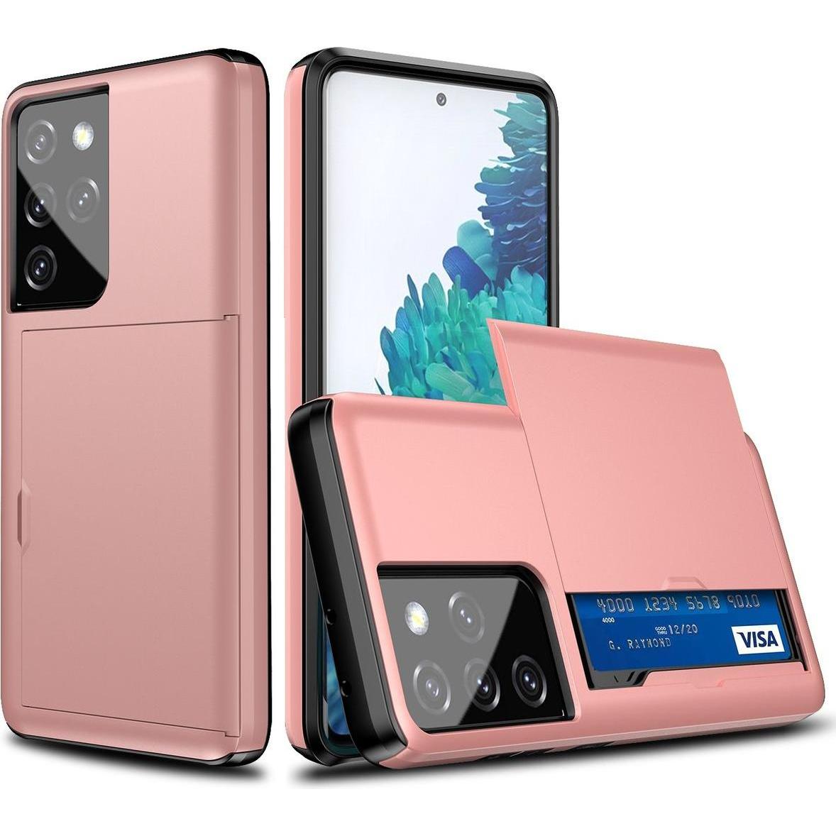 Thumbnail - König Design Hülle Handy Schutz für Samsung Galaxy S21 Ultra Case Cover Tasche Etuis Rosa Neu (Samsung Galaxy S21 Ultra)...