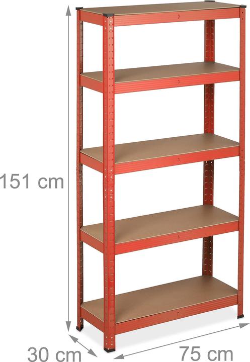 Produktbild Relaxdays Schwerlastregal