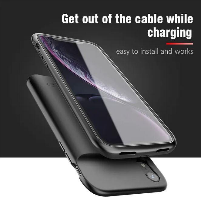 Image du produit PhoneLook Coque Gel silicone chargeur power bank 4800mAh intégré (Apple iPhone 12 Pro Max)