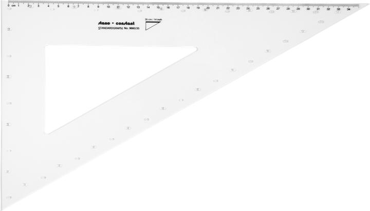 Actual product image Standardgraph Geodreieck Constant 9660/35 35,0 cm (35 cm, Plastic)