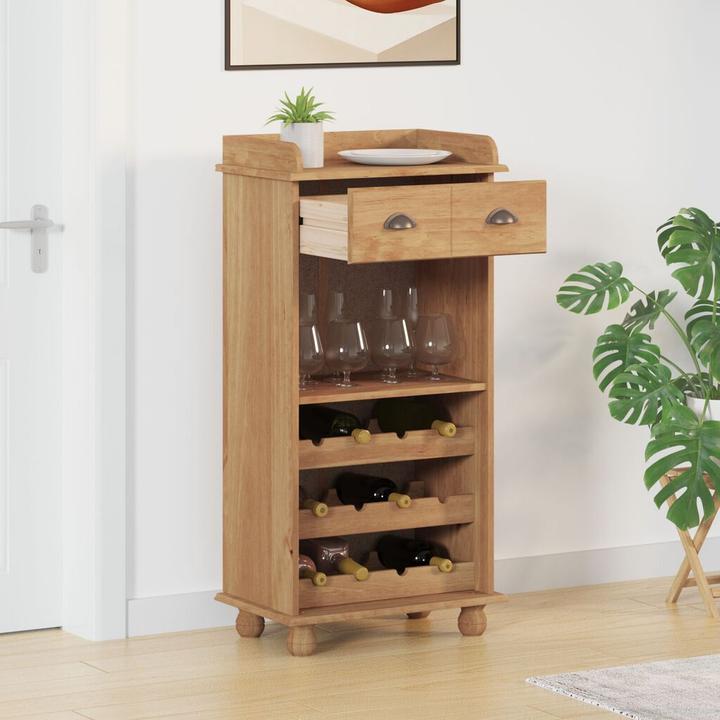 Productafbeelding vidaXL Weinlagerung (12 Flessen, 37 x 37 x 114 cm)