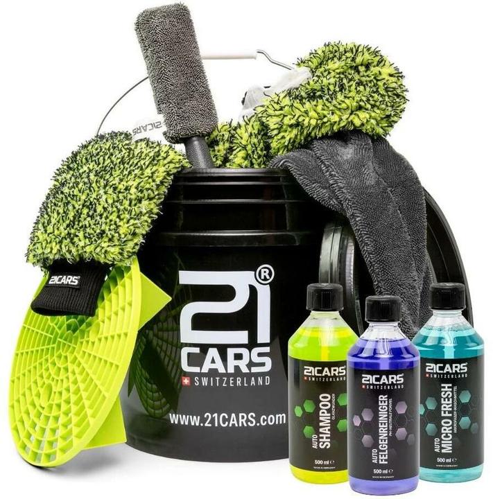 Produktbild 21cars Autowaschset Black Edition