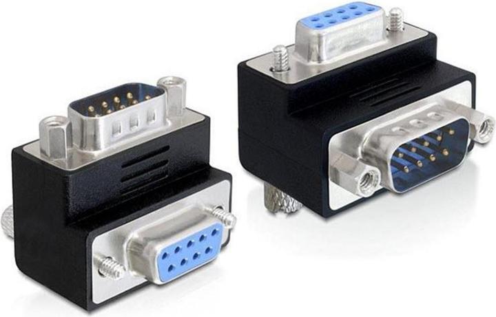 Delock Winkeladapter 90ø seriel DB9 Bu-St