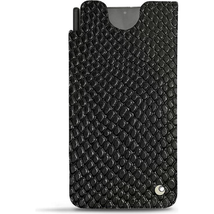 Noreve Lederschutzhülle (Samsung Galaxy S21 Ultra), Smartphone Hülle, Schwarz